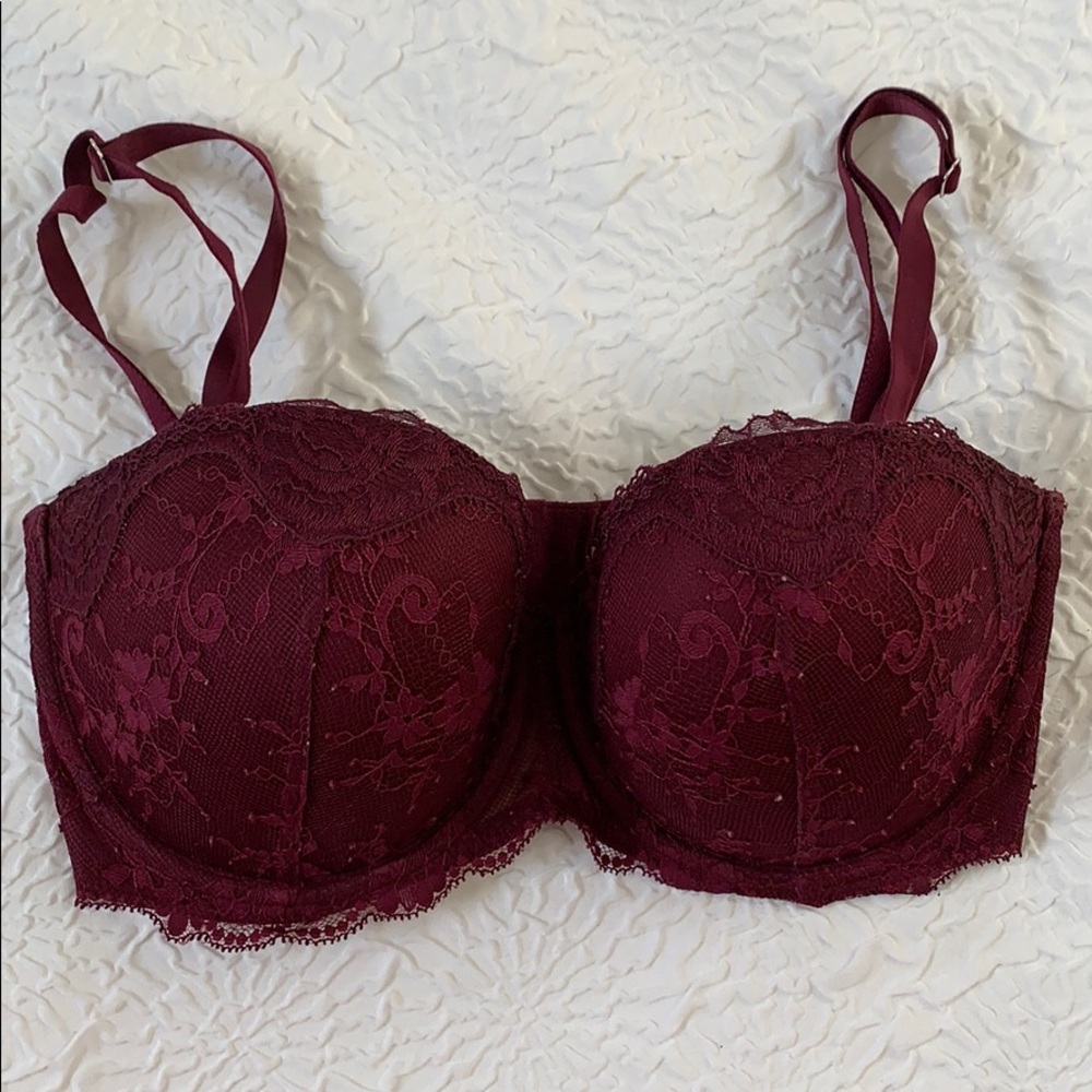 ✨Beautiful Dream Angels Maroon Multi-way Bra